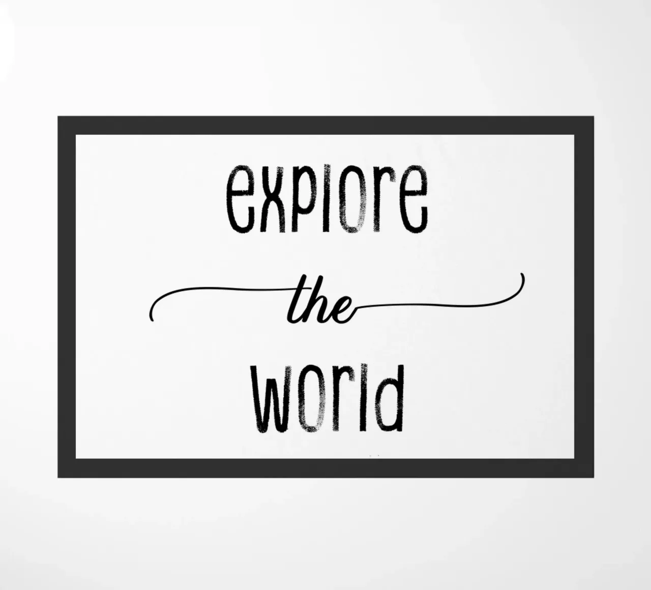 TEXT ART Explore the world zerbino da Melanie Viola