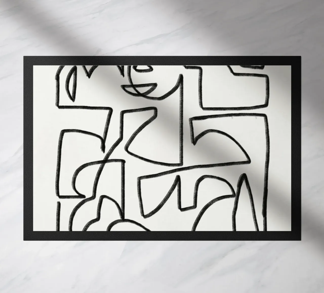 Line art mona lisa flow zerbino da Little Dean