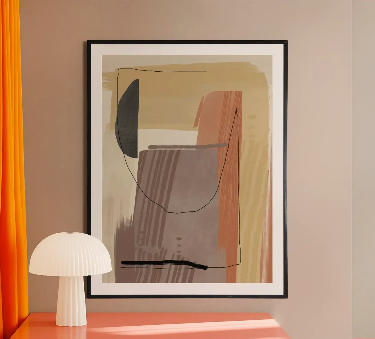 Textured large abstract 06 hahnemühle by Little Dean