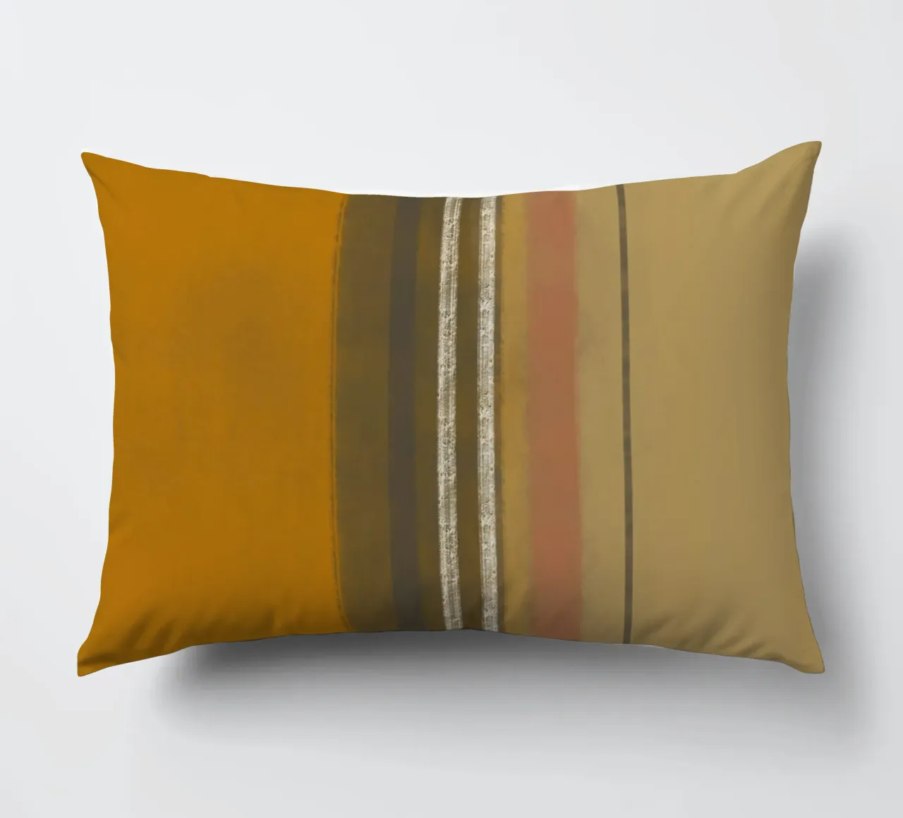 Textured large abstract 07 decorative cushion by Little Dean