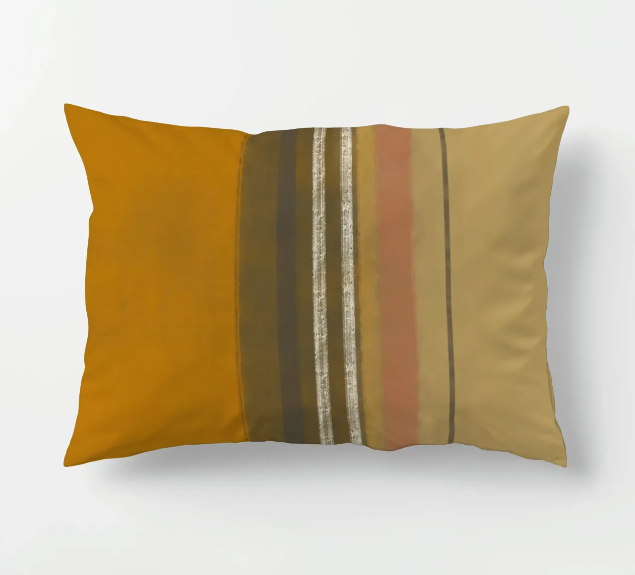 Textured large abstract 07 decorative cushion by Little Dean
