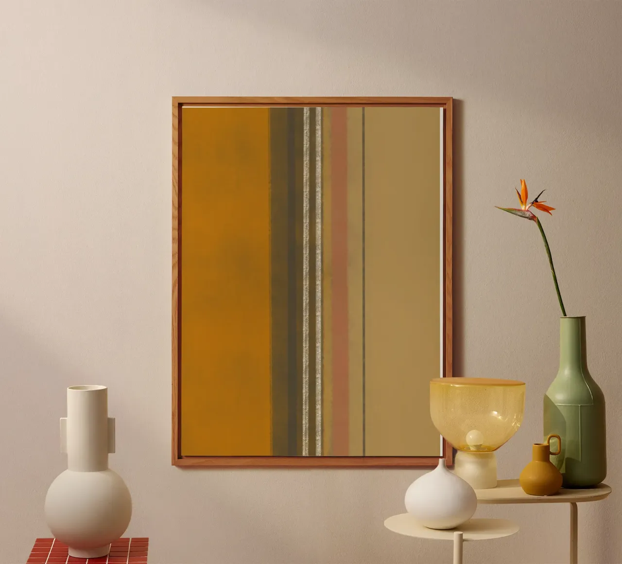 Textured large abstract 07 alu-dibond by Little Dean