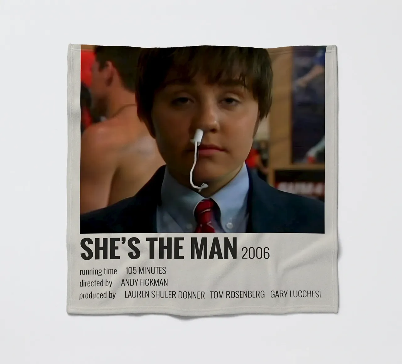 SHE'S THE MAN 2006 coperta in pile da MVFminimalist