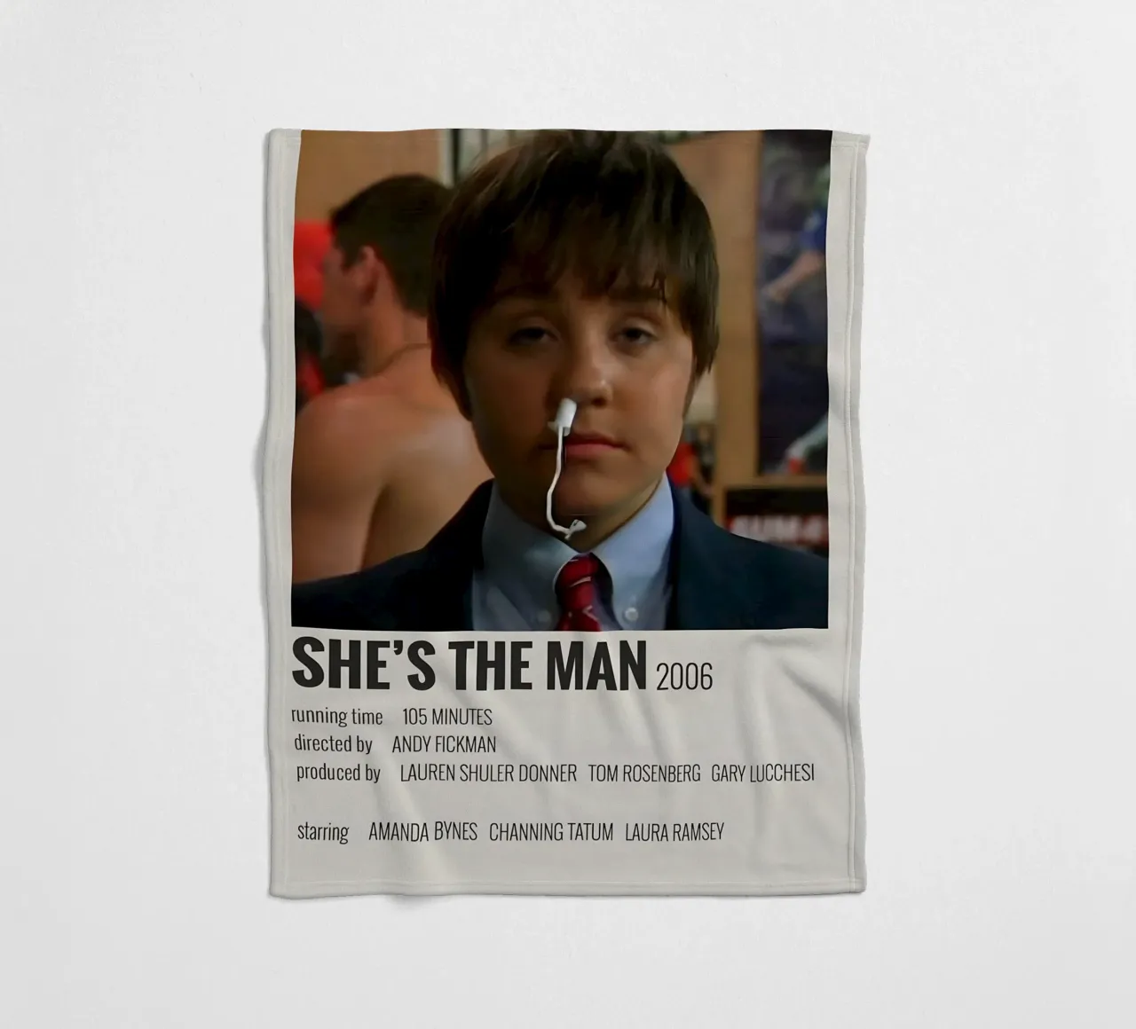 SHE'S THE MAN 2006 coperta in pile da MVFminimalist