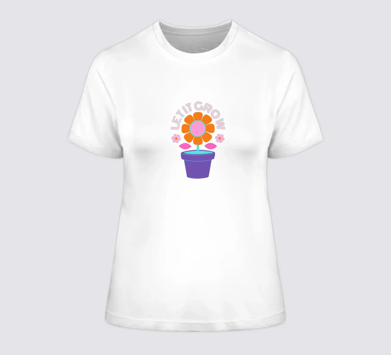 let it grow dames t-shirt getailleerd van fummelhummel