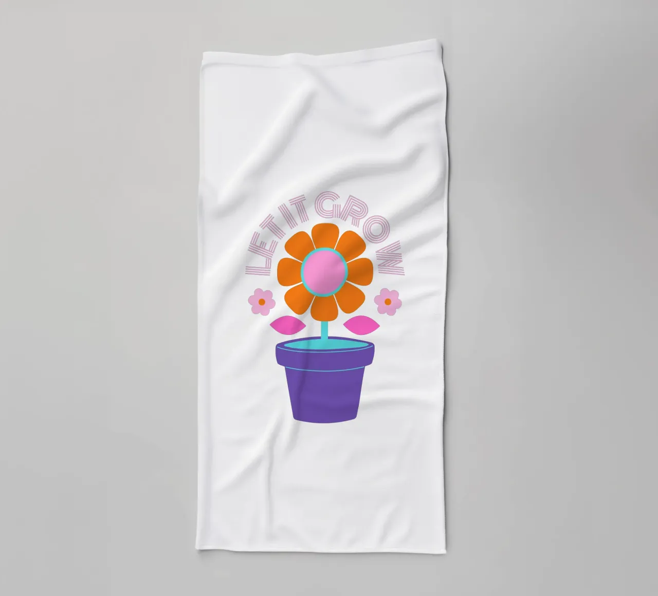 let it grow asciugamano da bagno da fummelhummel