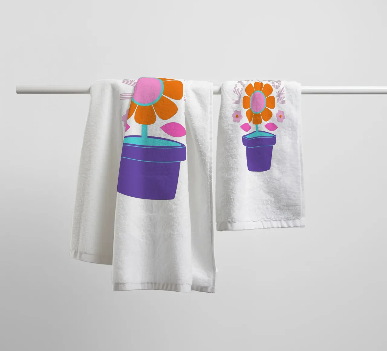 let it grow asciugamano da bagno da fummelhummel