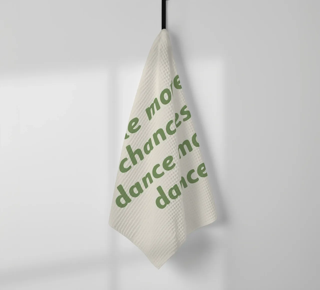 Prendre plus de risques Danser plus de danses - Vert torchon de MoonlightPrint