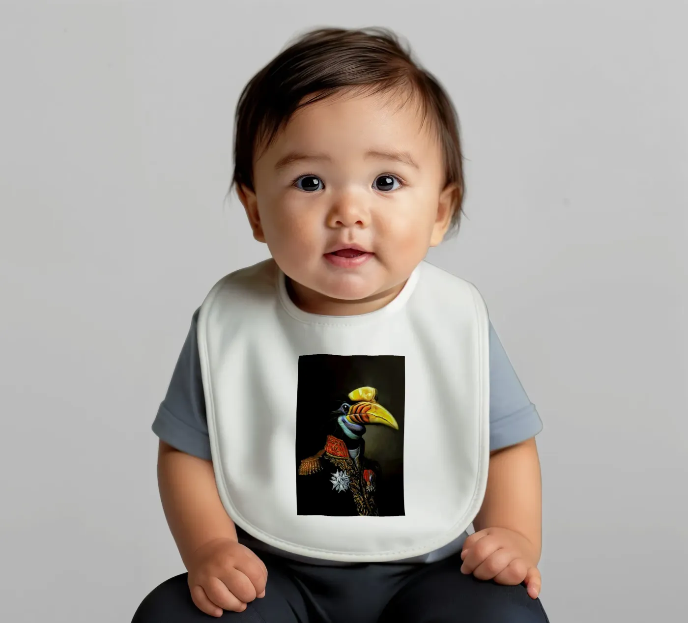 Oswald baby bib by Tein Lucasson