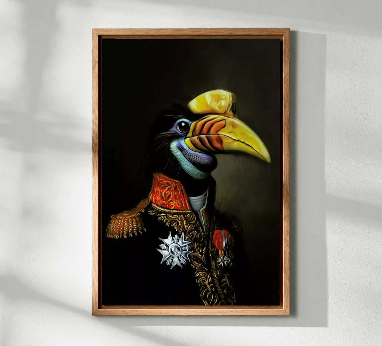 Oswald canvas met Baklijst van Tein Lucasson
