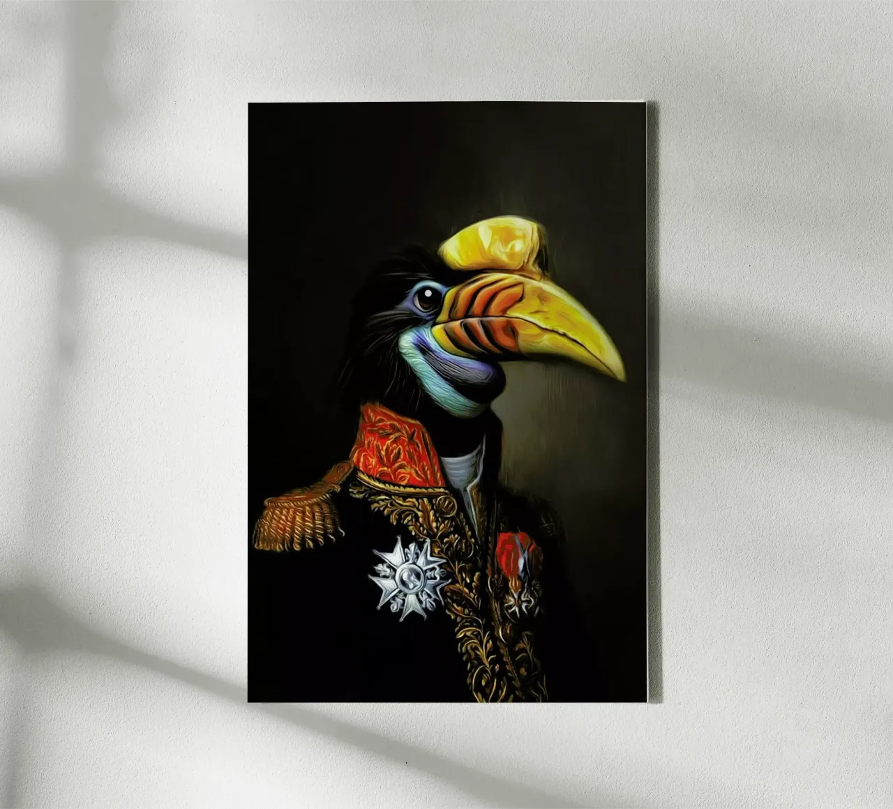 Oswald canvas met Baklijst van Tein Lucasson