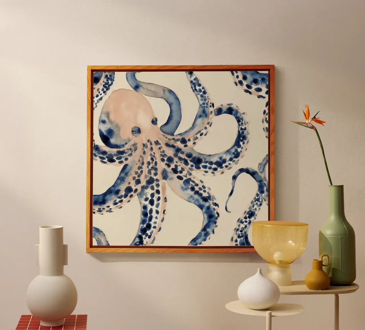 Polpo indaco plexiglass da Matthias Keller Studio