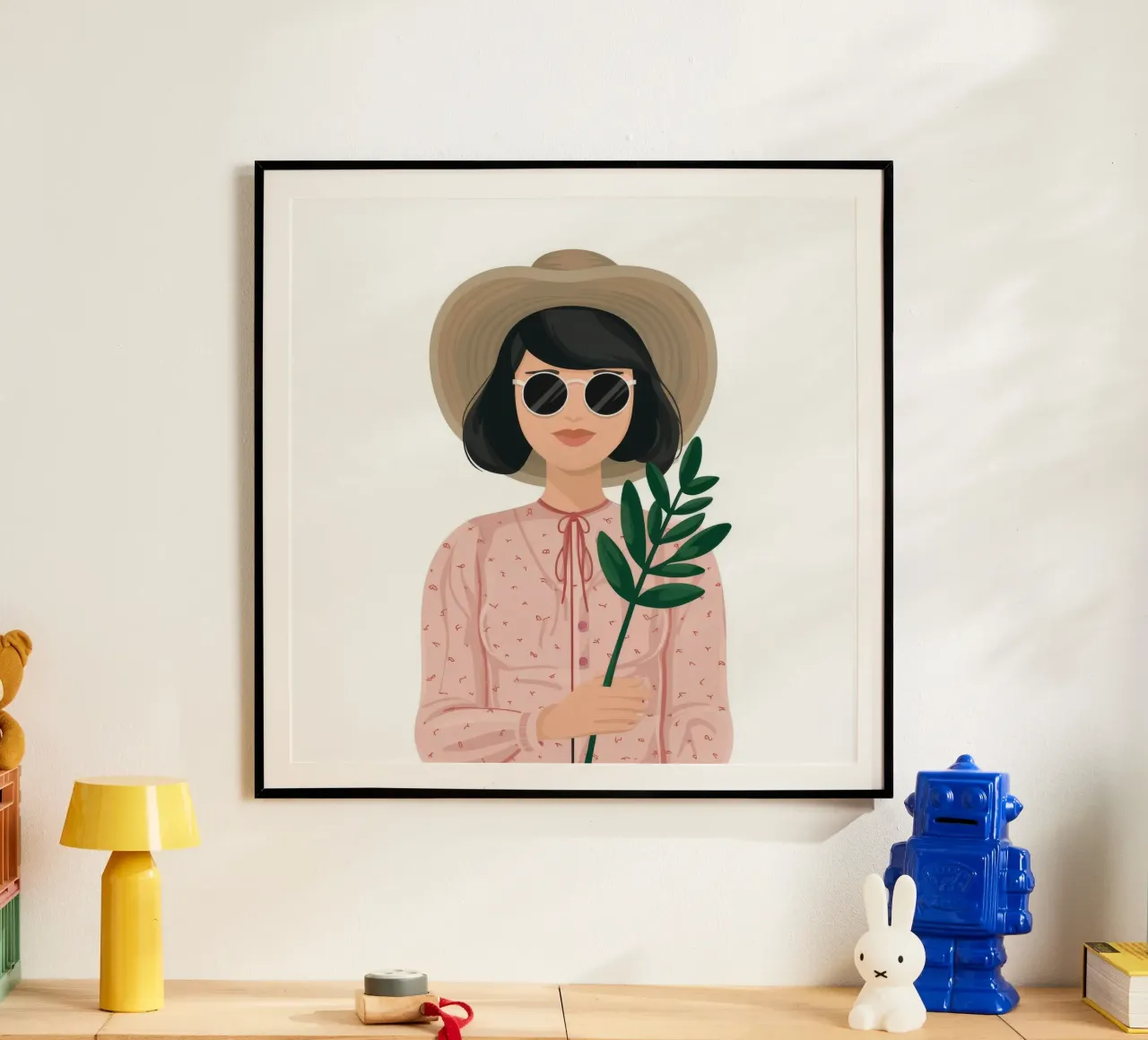 Cappello estivo Fern poster con telaio in plastica da Peak Delusion