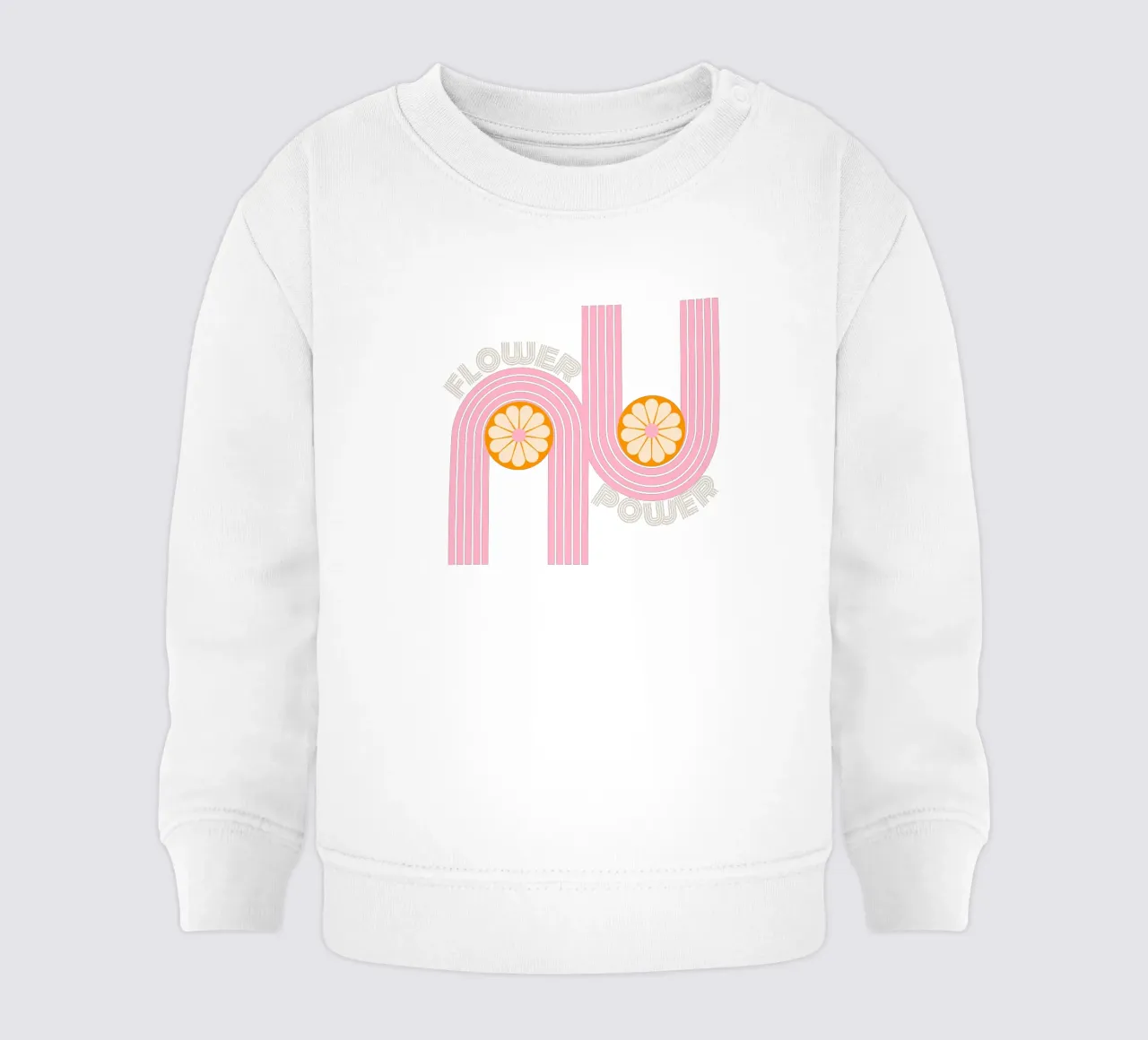 flowerpower felpa neonato da fummelhummel