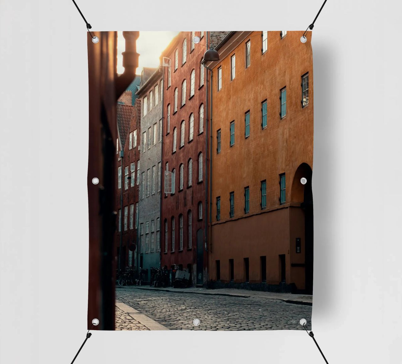 Un muro colorato esplode telo in pvc da Classic