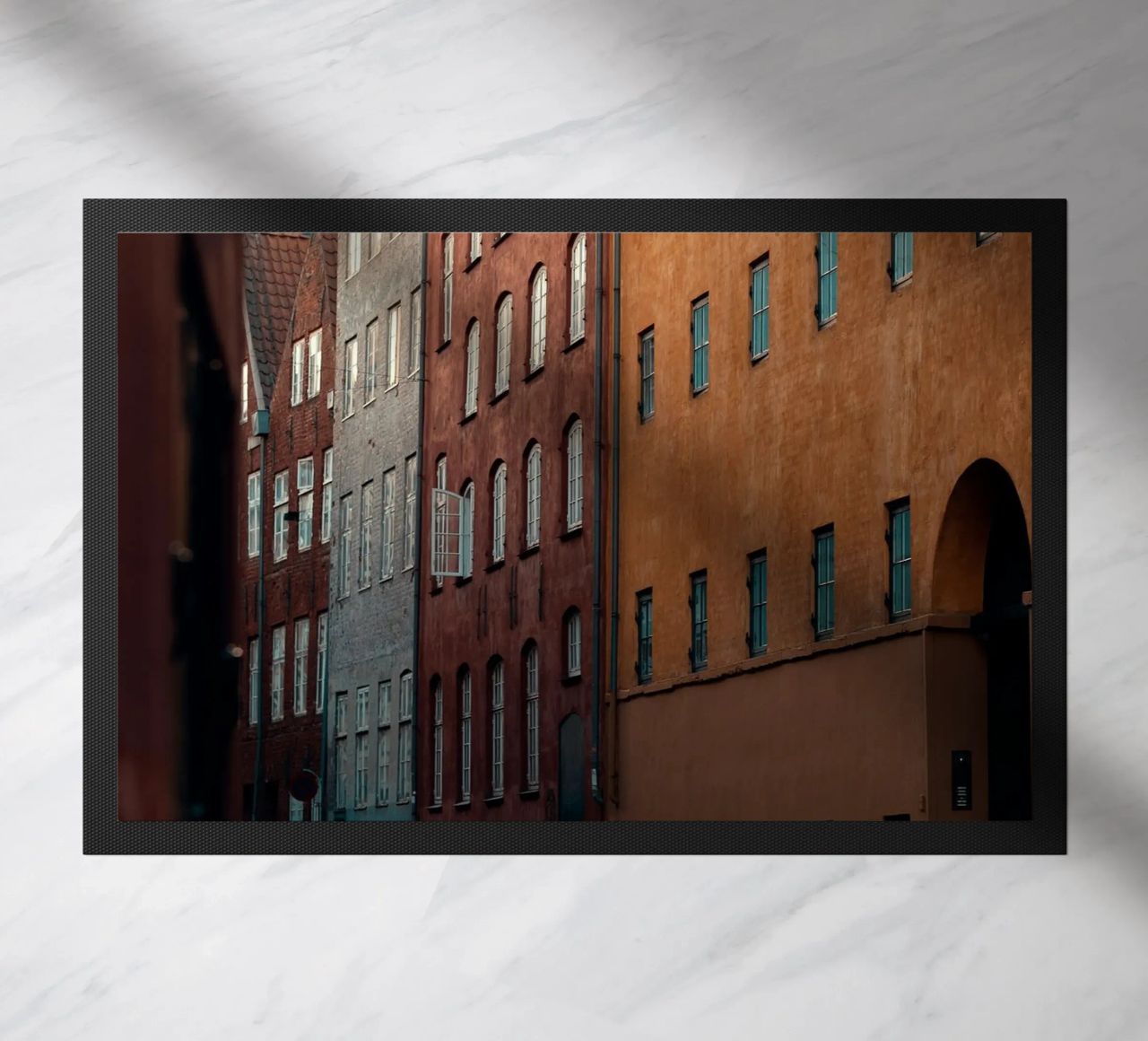 Un muro colorato esplode zerbino da Classic