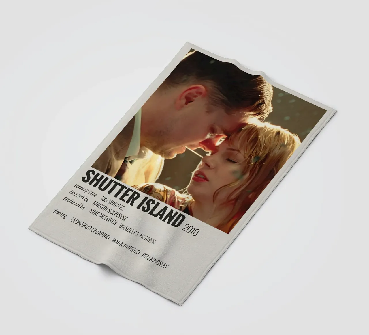 SHUTTER ISLAND 2010 coperta in pile da MVFminimalist