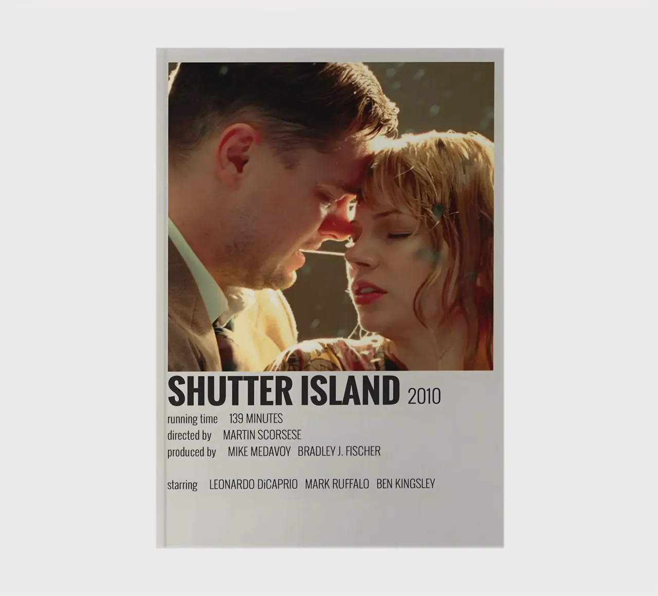 SHUTTER ISLAND 2010 notebook by MVFminimalist