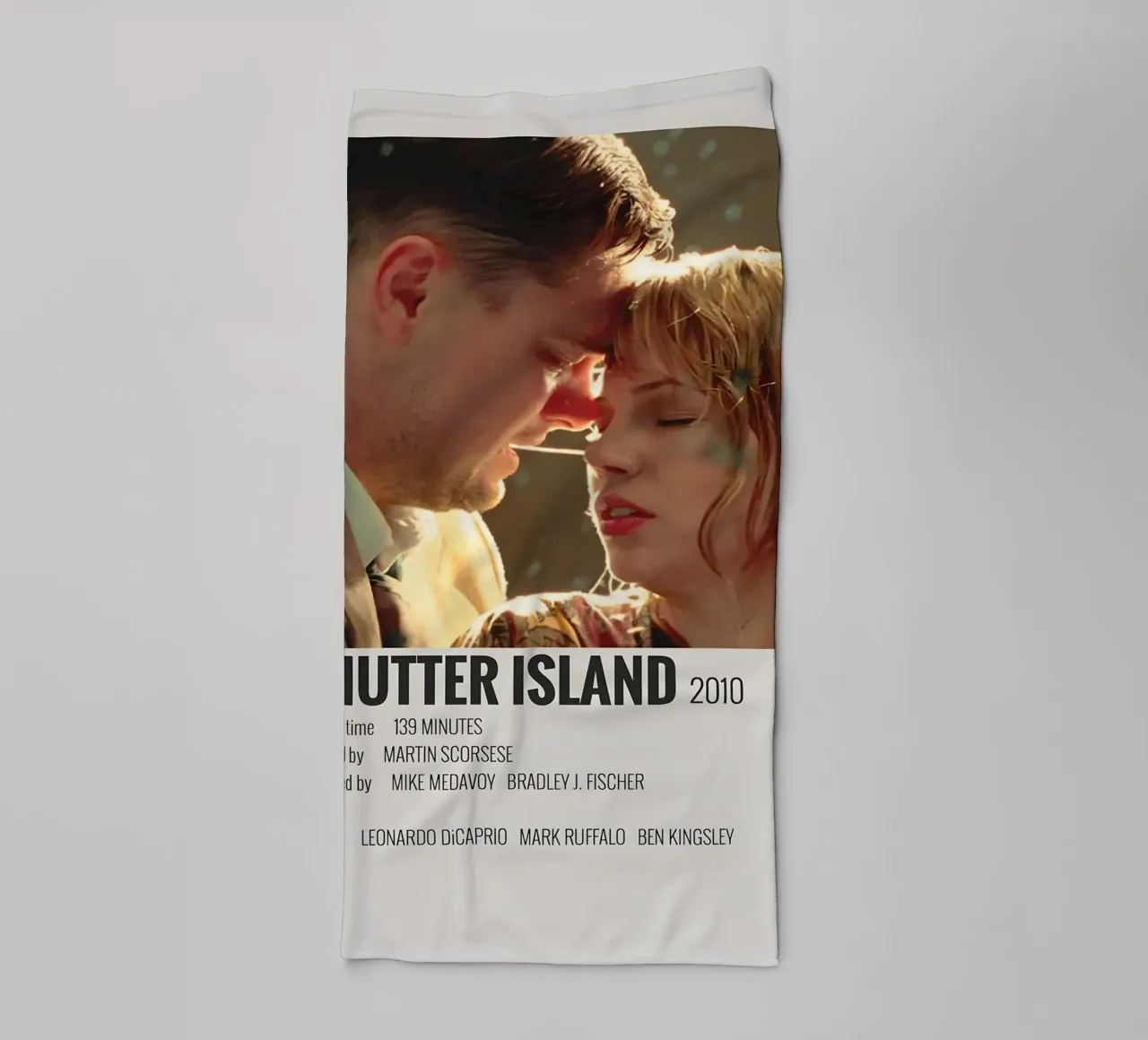 SHUTTER ISLAND 2010 asciugamano da bagno da MVFminimalist