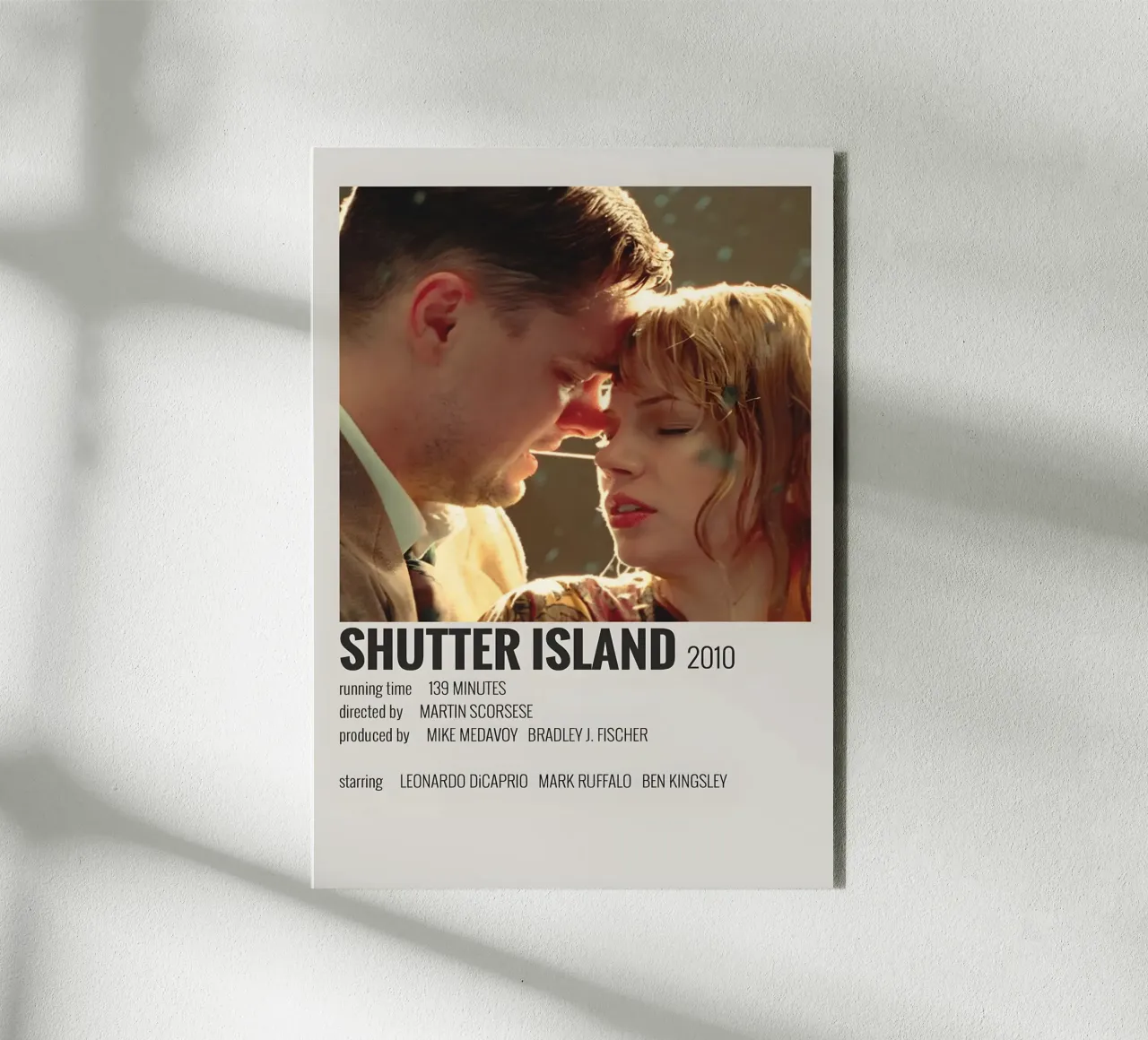 SHUTTER ISLAND 2010 alluminio dibond da MVFminimalist