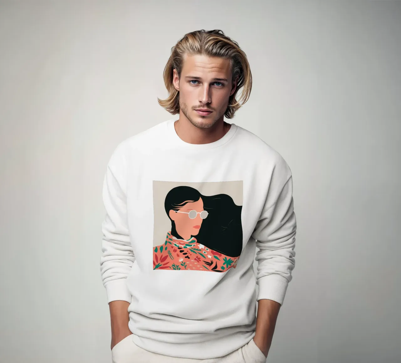 Camicetta floreale Wind felpa da Peak Delusion