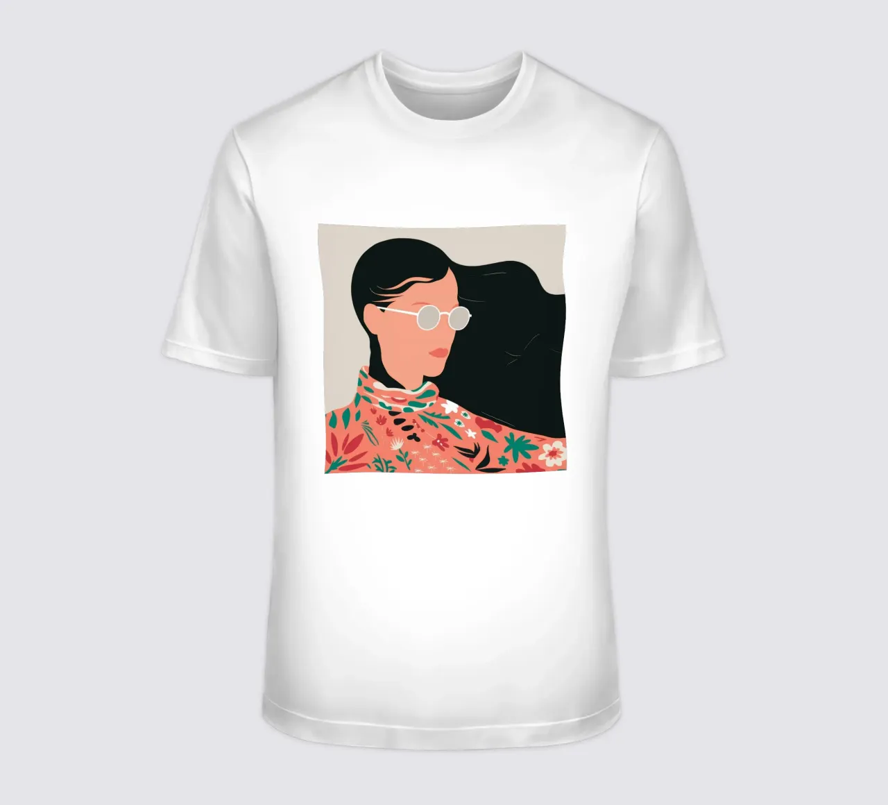 Camicetta floreale Wind t-shirt da Peak Delusion