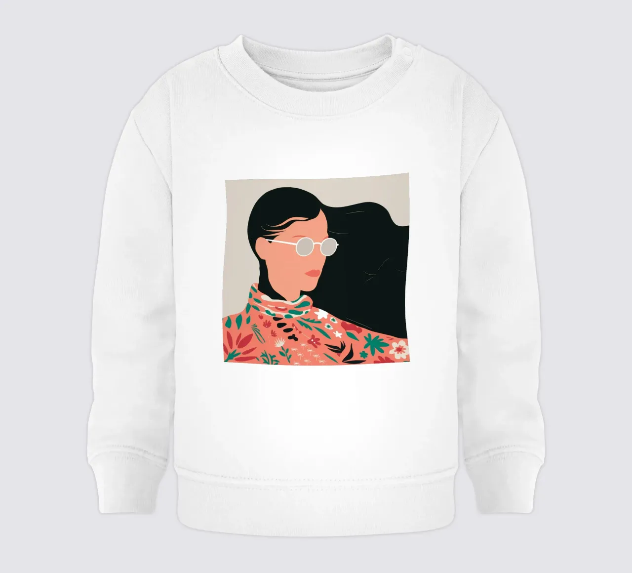 Blusa floral Wind sudadera de bebé de Peak Delusion