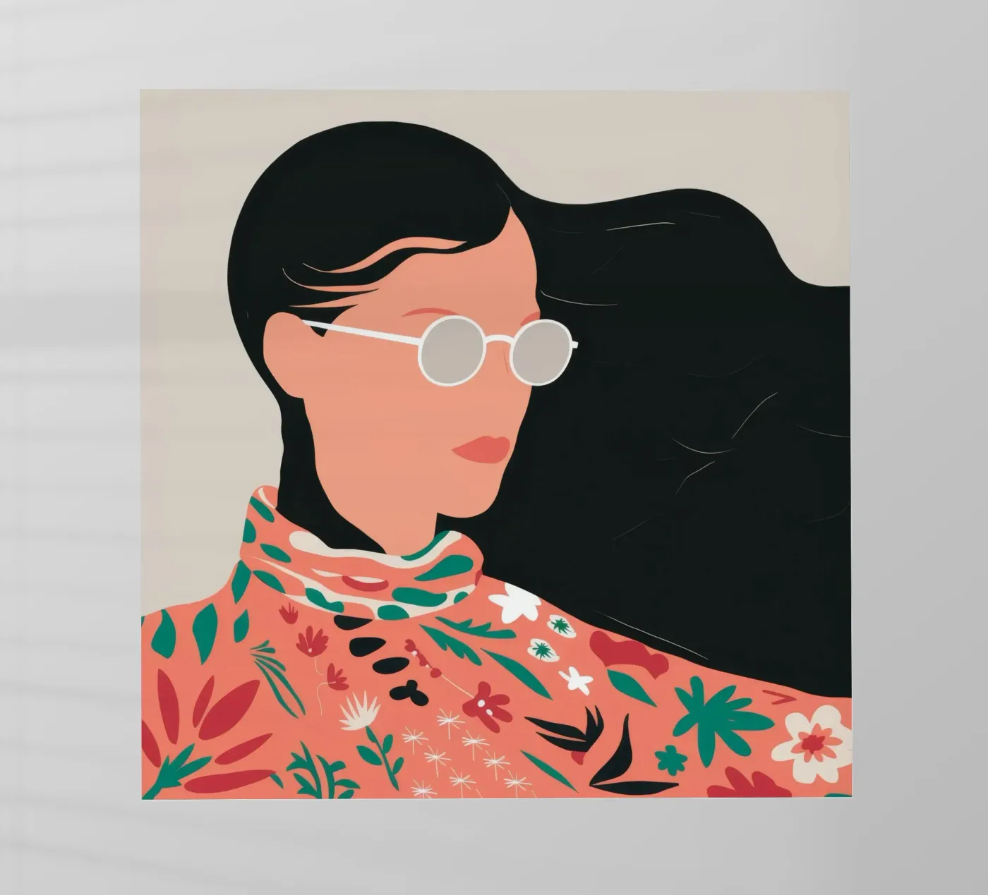 Camicetta floreale Wind pellicola backlit da Peak Delusion