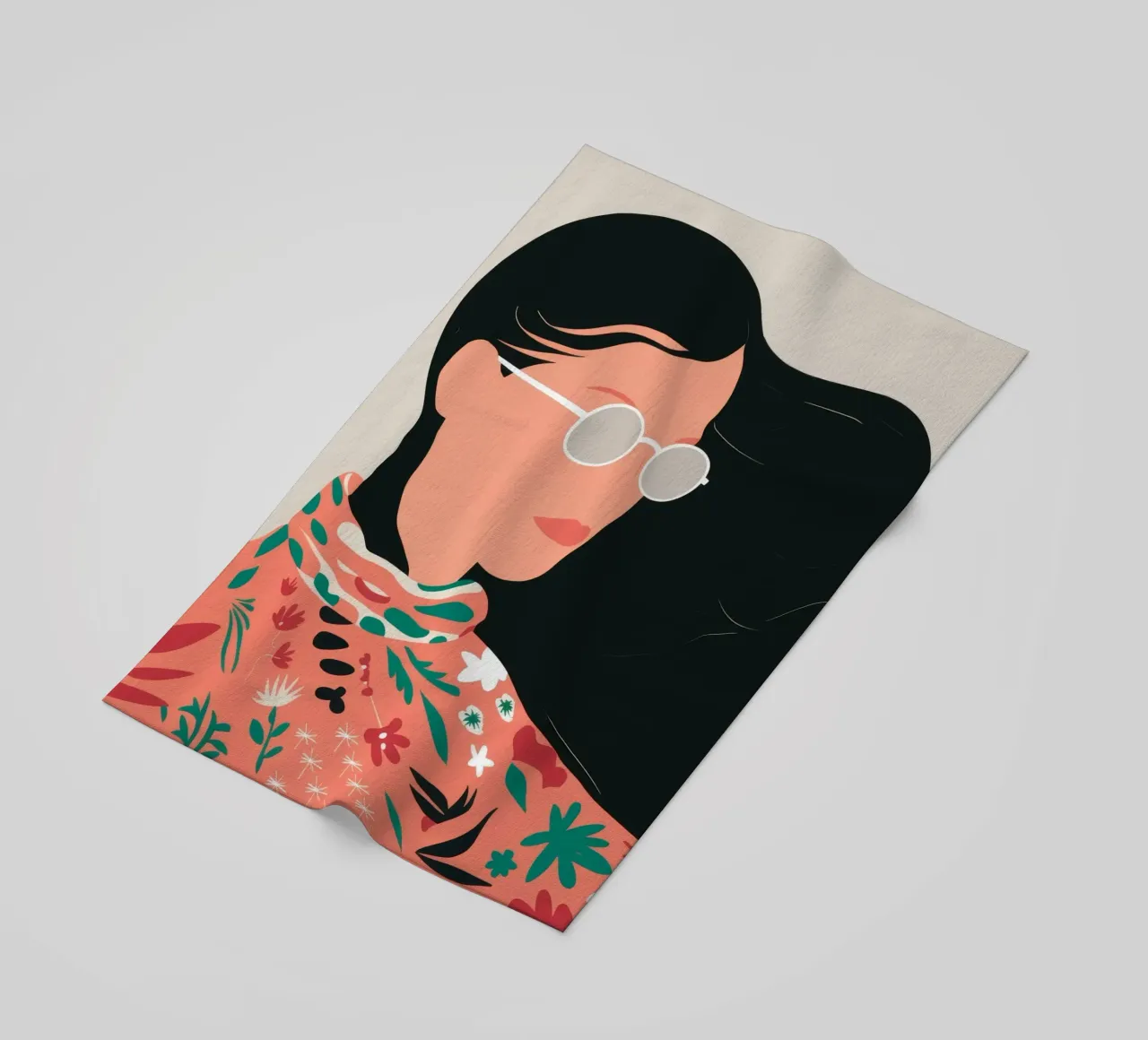 Blusa floral Wind toalla de playa de Peak Delusion