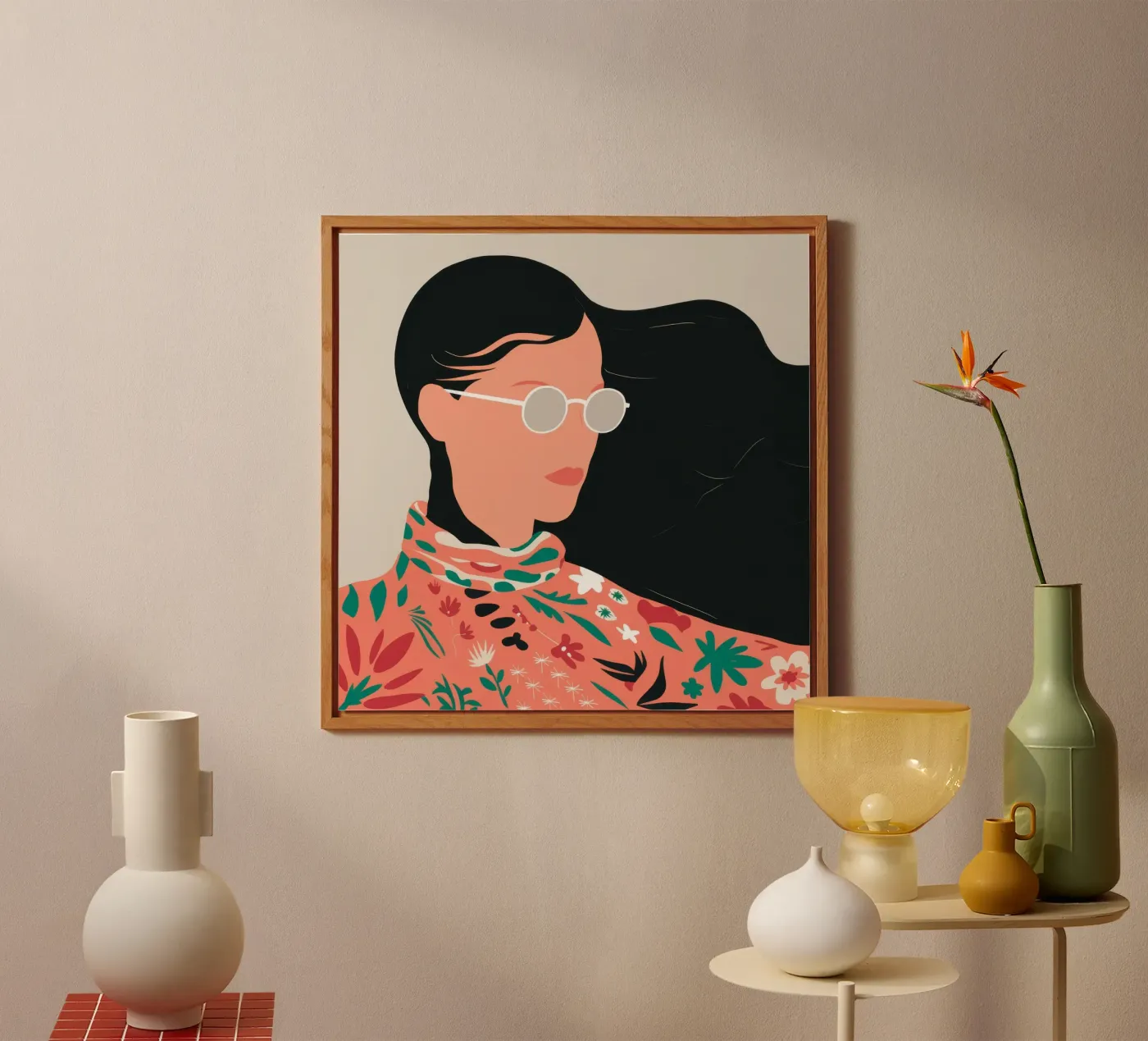 Camicetta floreale Wind pannello forex da Peak Delusion