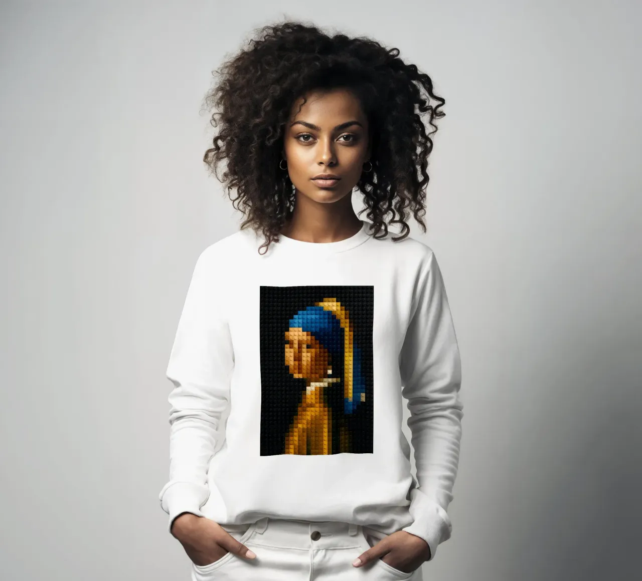 Vermeer in LEGO felpa da KUNSTstück