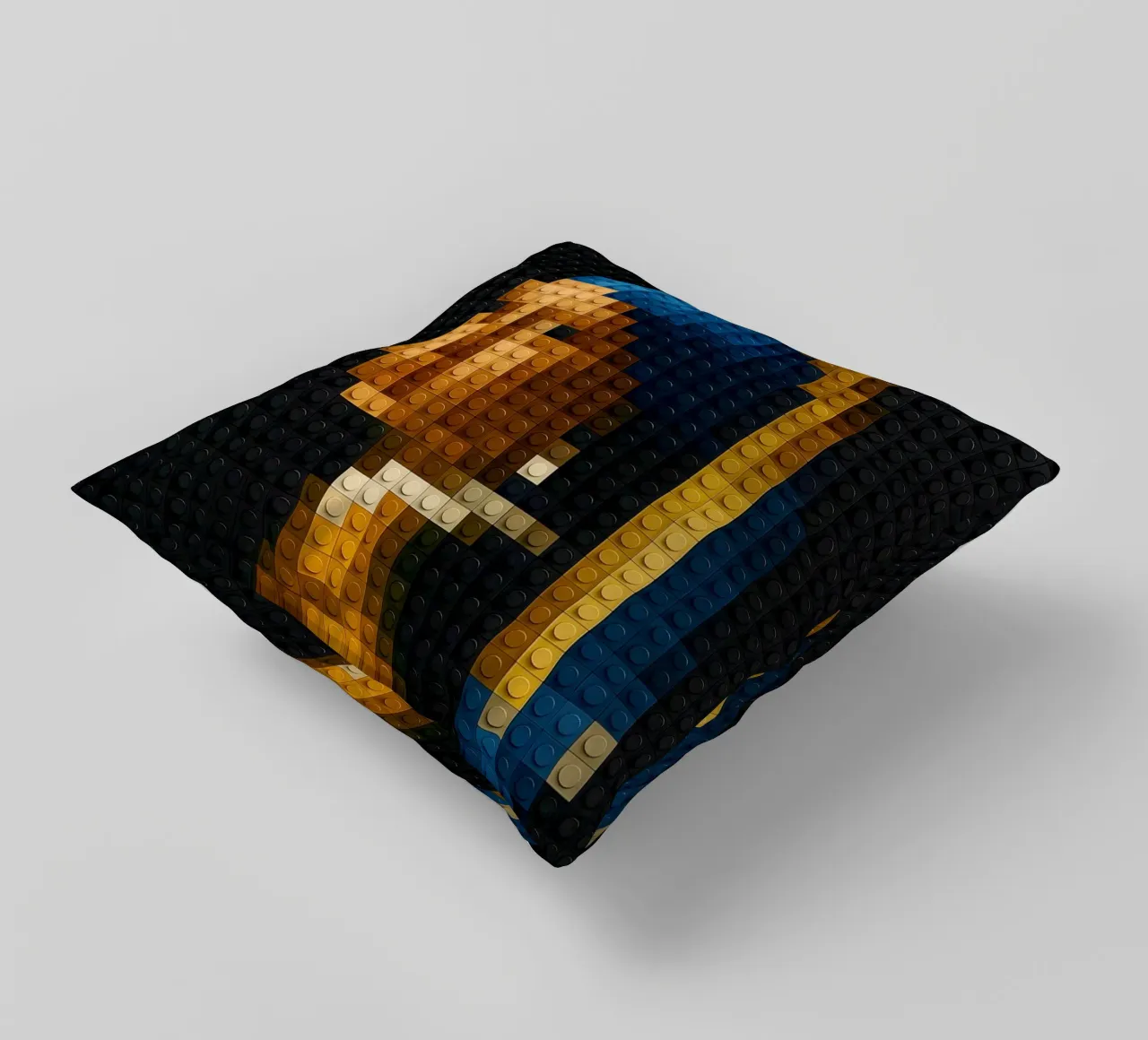 Vermeer in LEGO cuscino da KUNSTstück