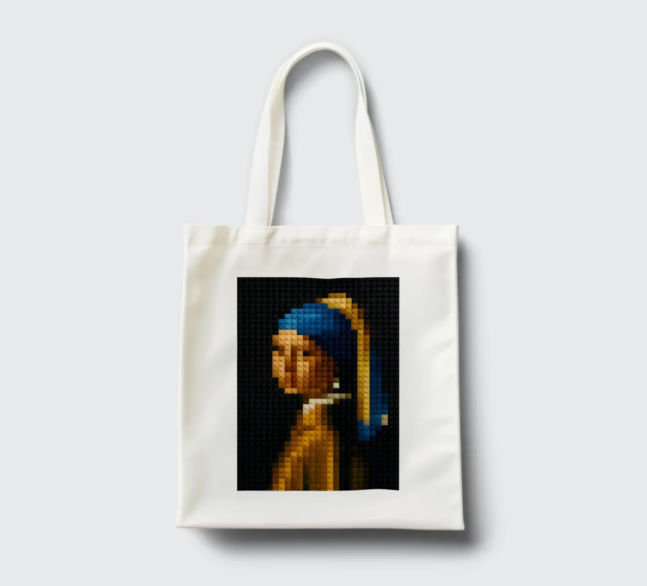 Vermeer in LEGO borsa in juta da KUNSTstück