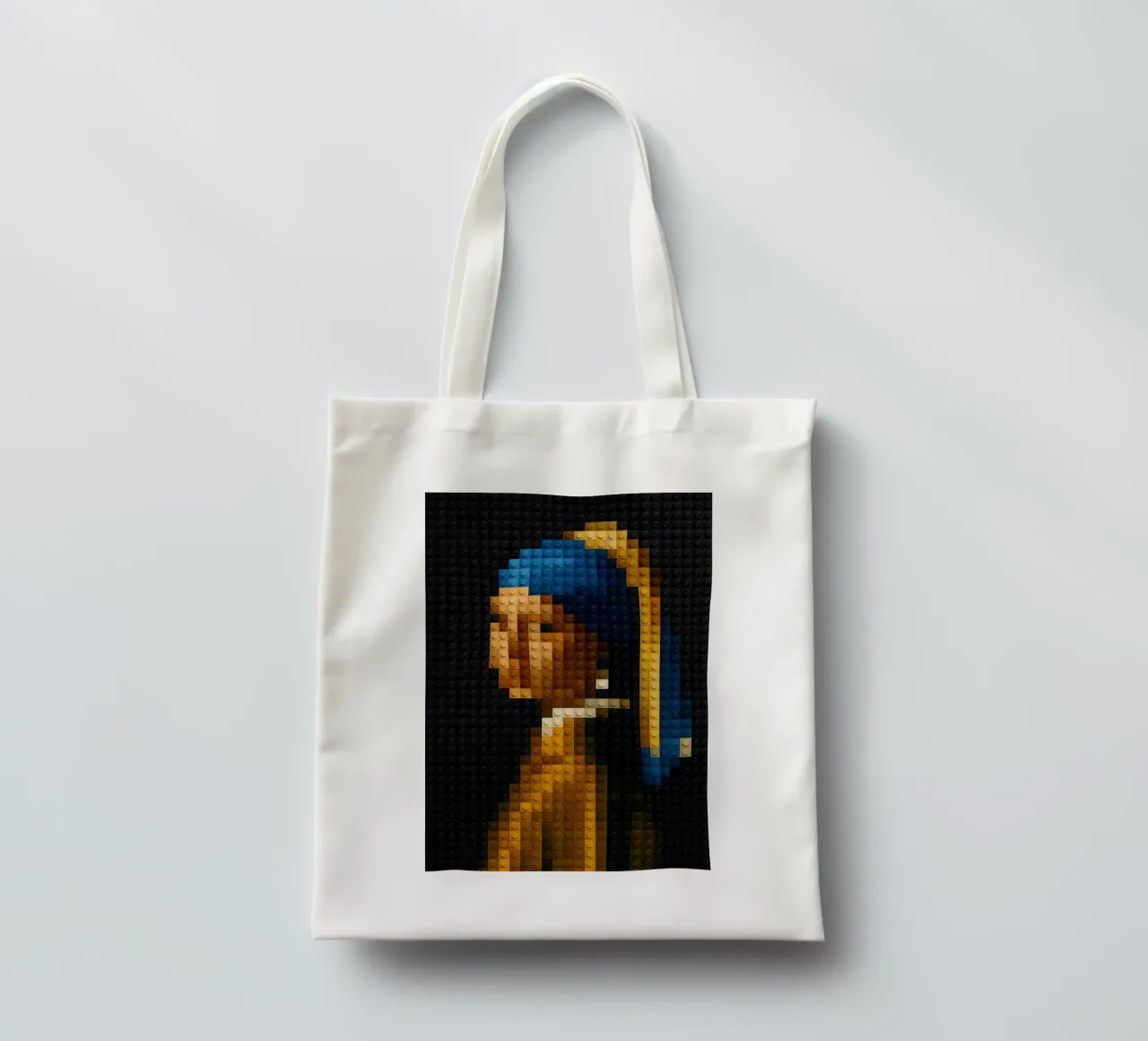 Vermeer in LEGO borsa in juta da KUNSTstück