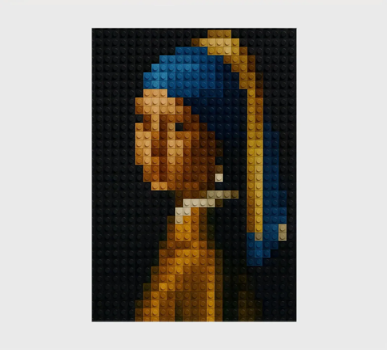 Vermeer in LEGO notebook by KUNSTstück