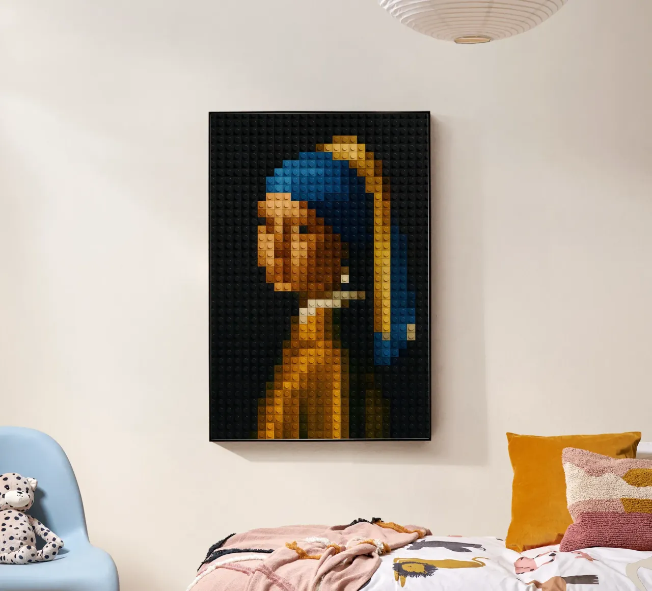 Vermeer in LEGO plexiglass da KUNSTstück