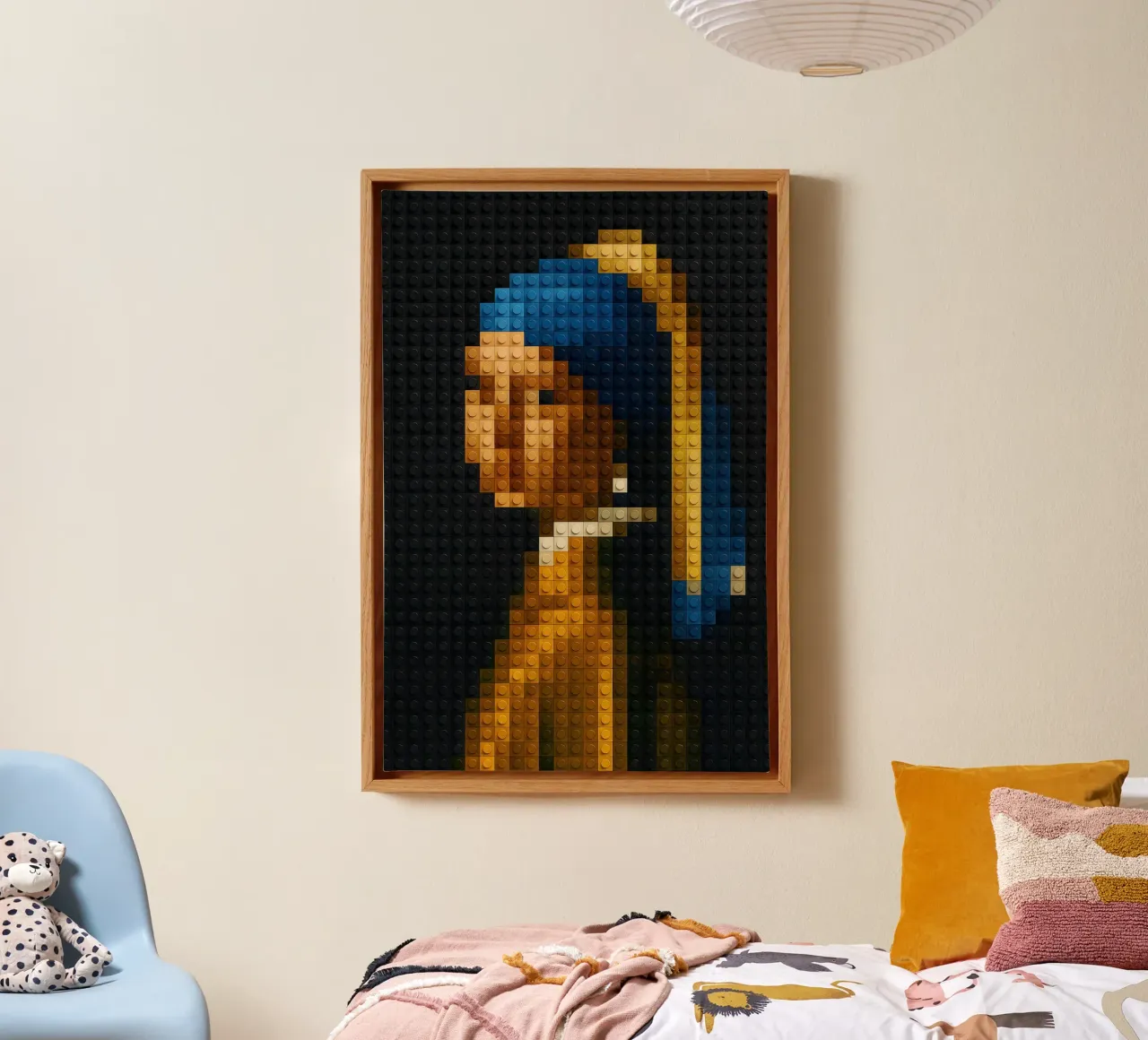 Vermeer in LEGO canvas by KUNSTstück