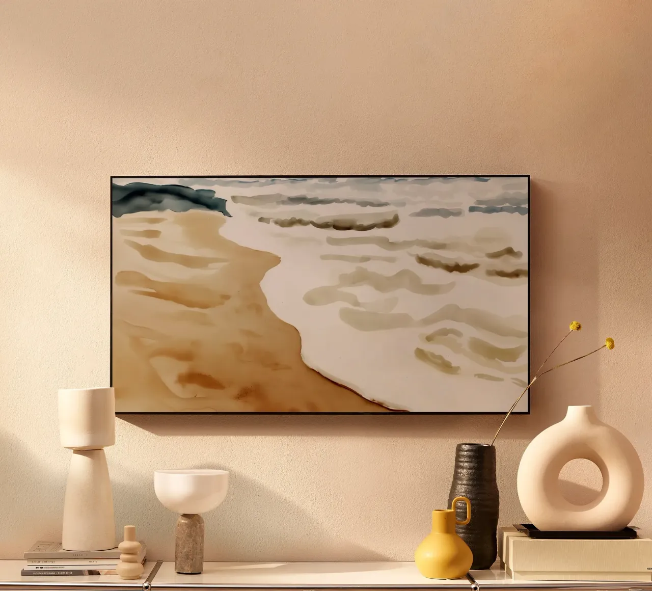 Stille an der Küste Alu-Dibond von Matthias Keller Studio