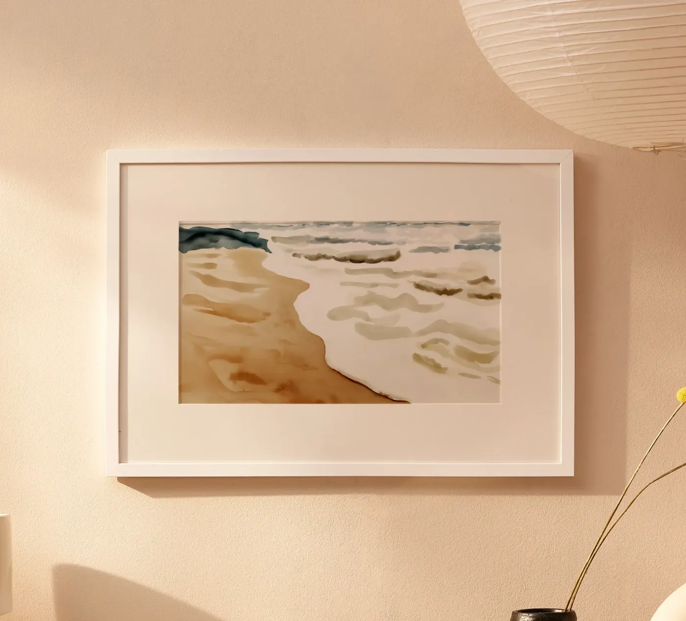 Kuststilte poster van Matthias Keller Studio