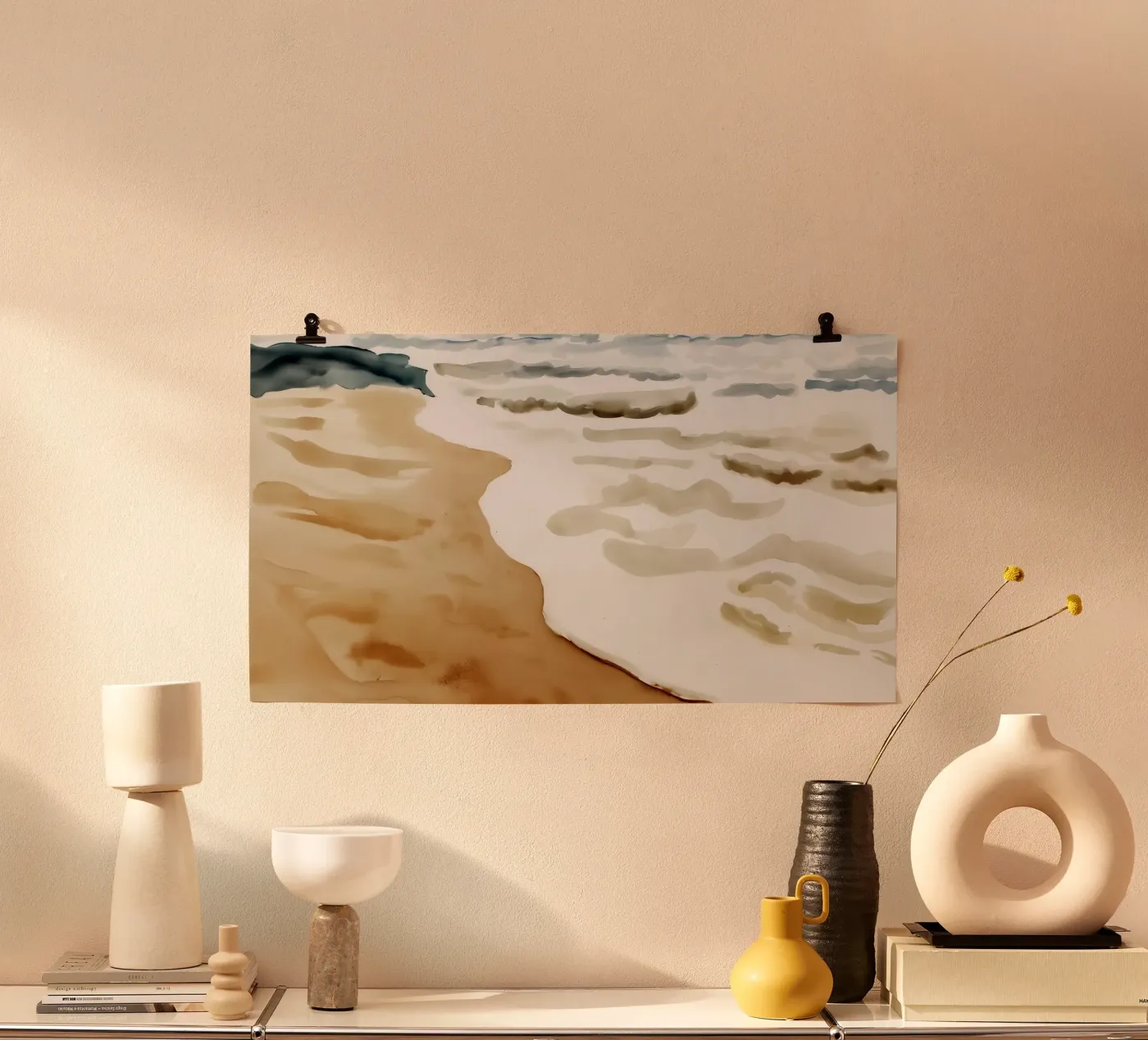 Kuststilte poster van Matthias Keller Studio