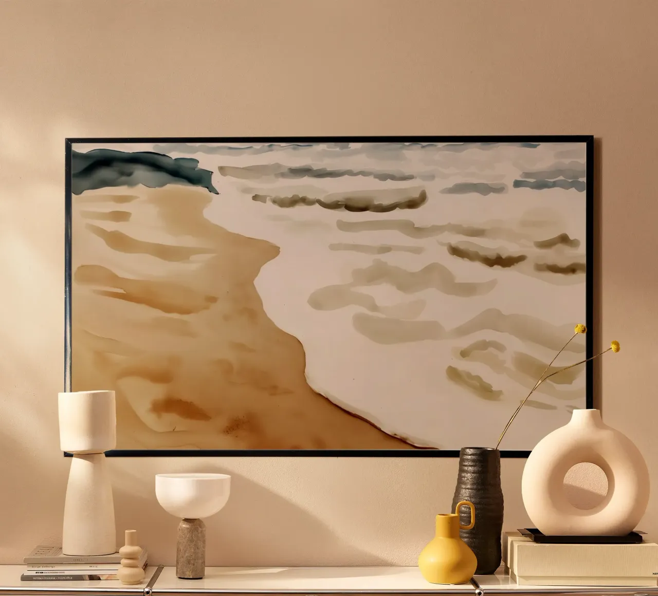 La tranquillité du rivage hahnemühle de Matthias Keller Studio