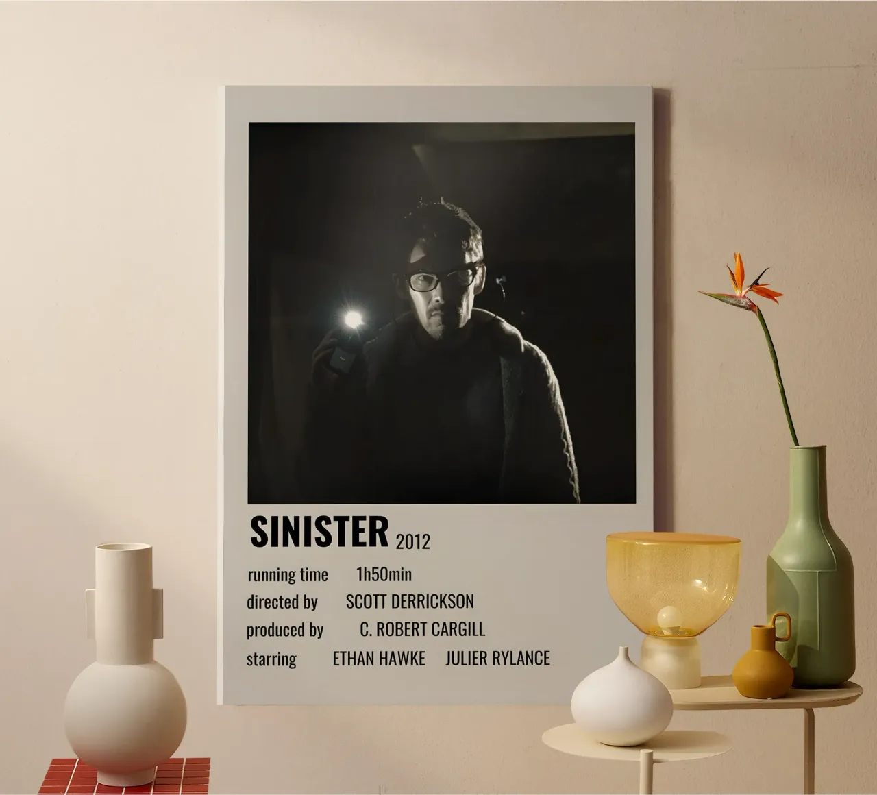 SINISTER 2012 canvas with Floater frame by MVFminimalist