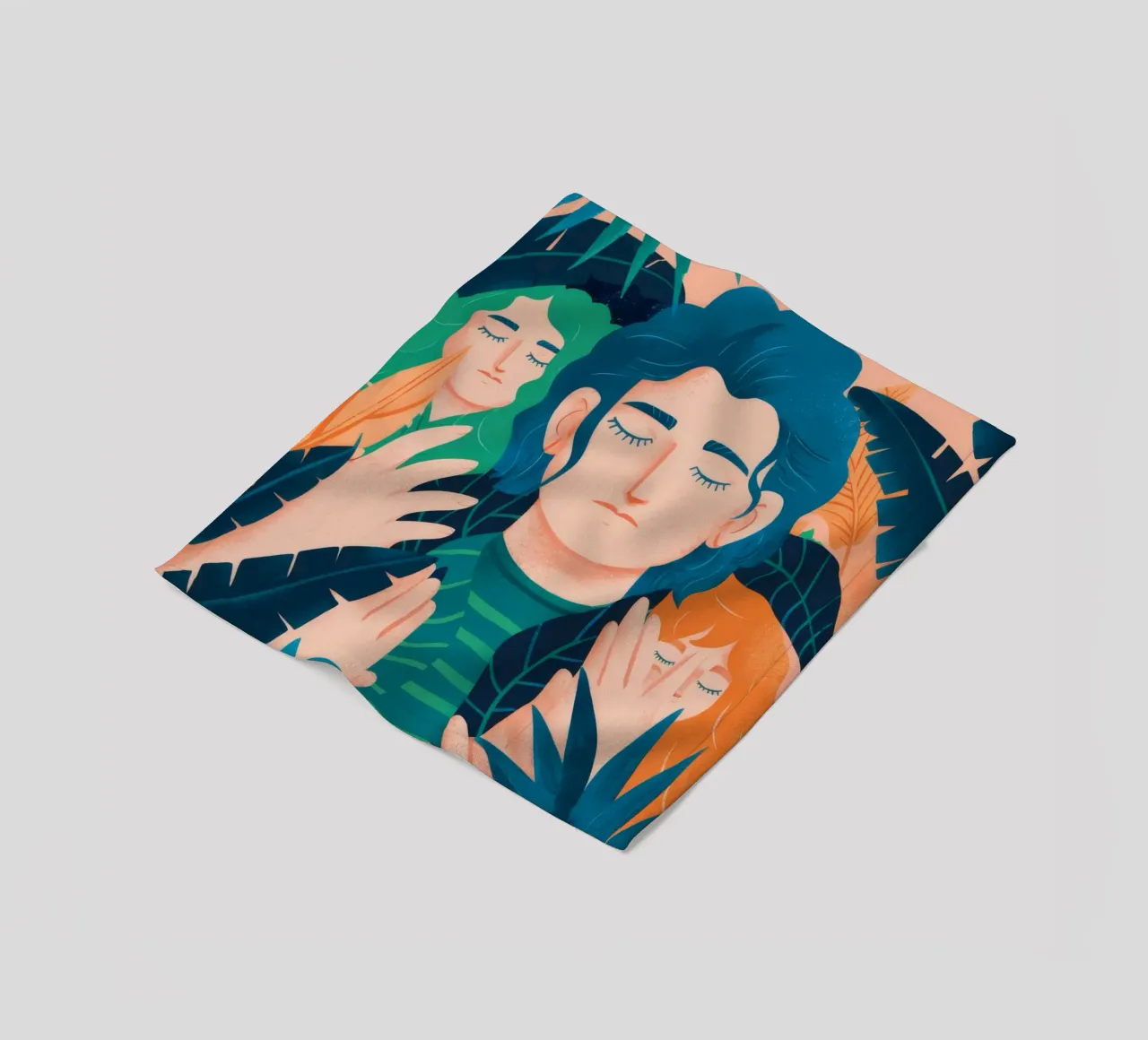 Paesaggio mentale tropicale coperta in pile da Peak Delusion