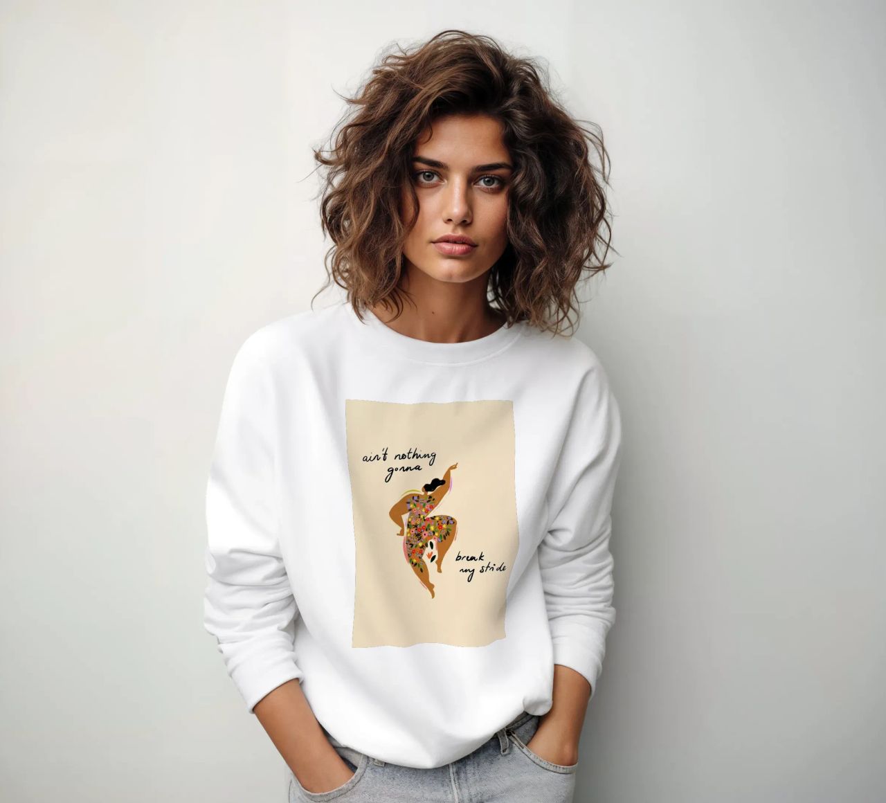 Nothings gonna break my stride sudadera de Arty Guava