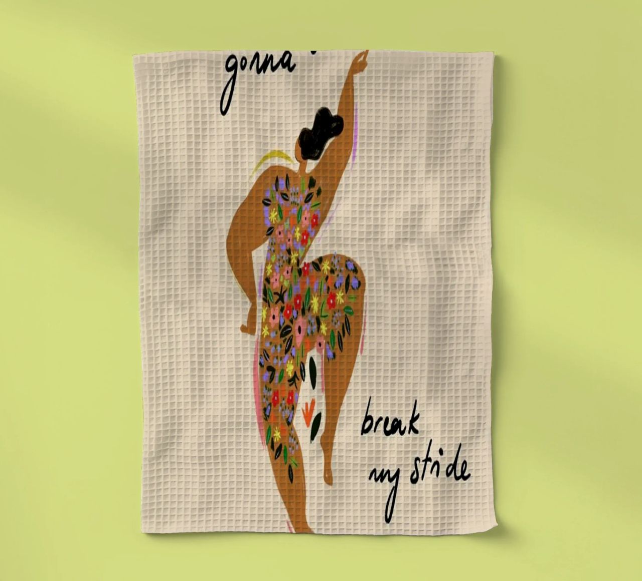 Nothings gonna break my stride canovaccio da cucina da Arty Guava