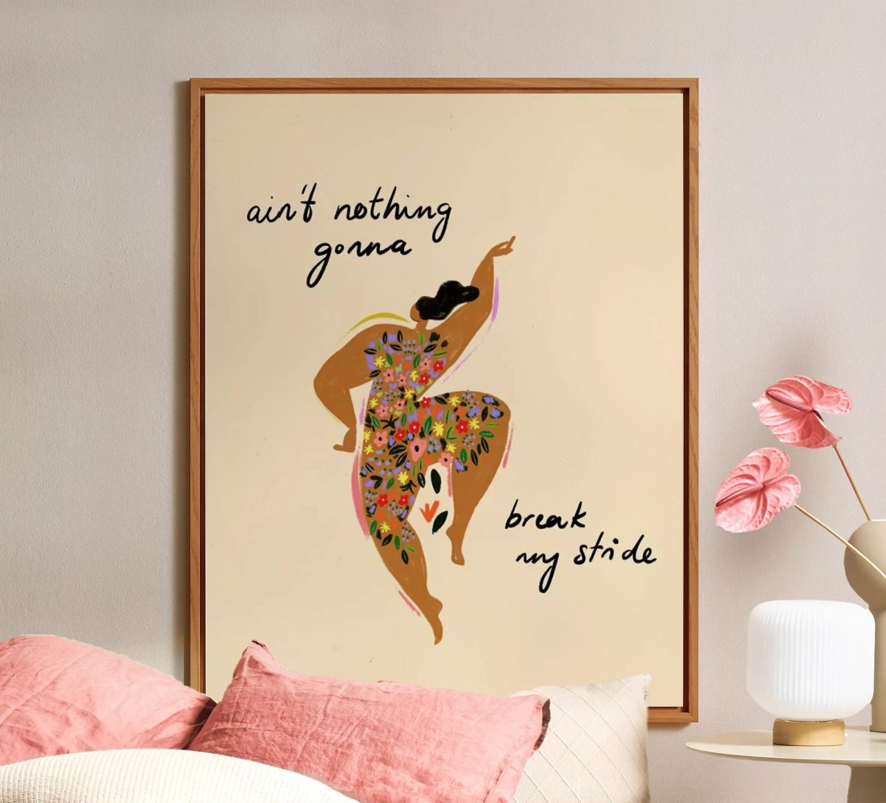 Nothings gonna break my stride alluminio dibond da Arty Guava