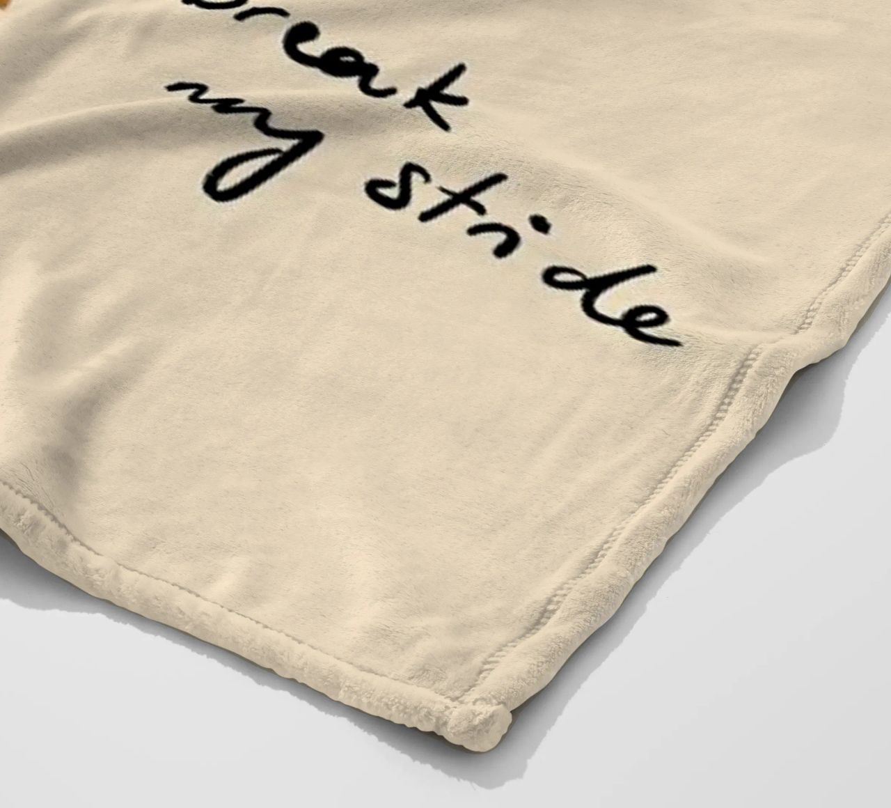 Nothings gonna break my stride coperta in pile da Arty Guava