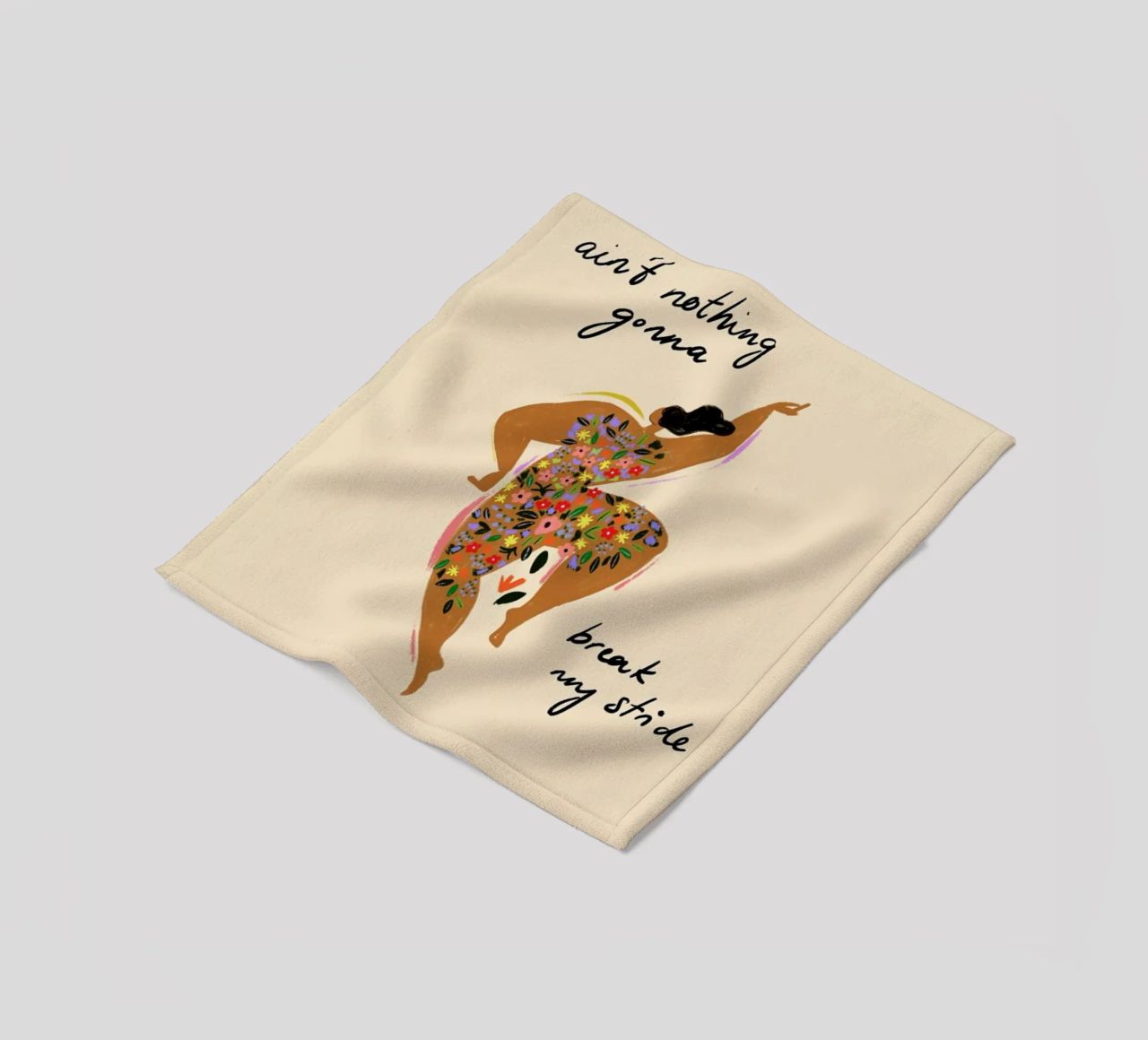Nothings gonna break my stride coperta in pile da Arty Guava