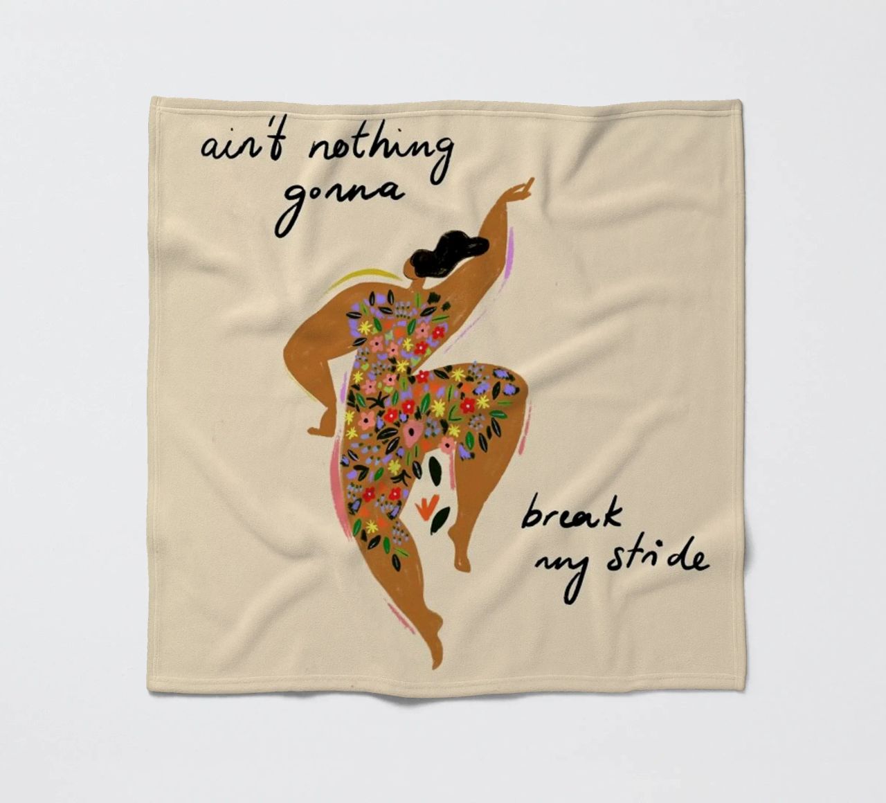 Nothings gonna break my stride coperta in pile da Arty Guava