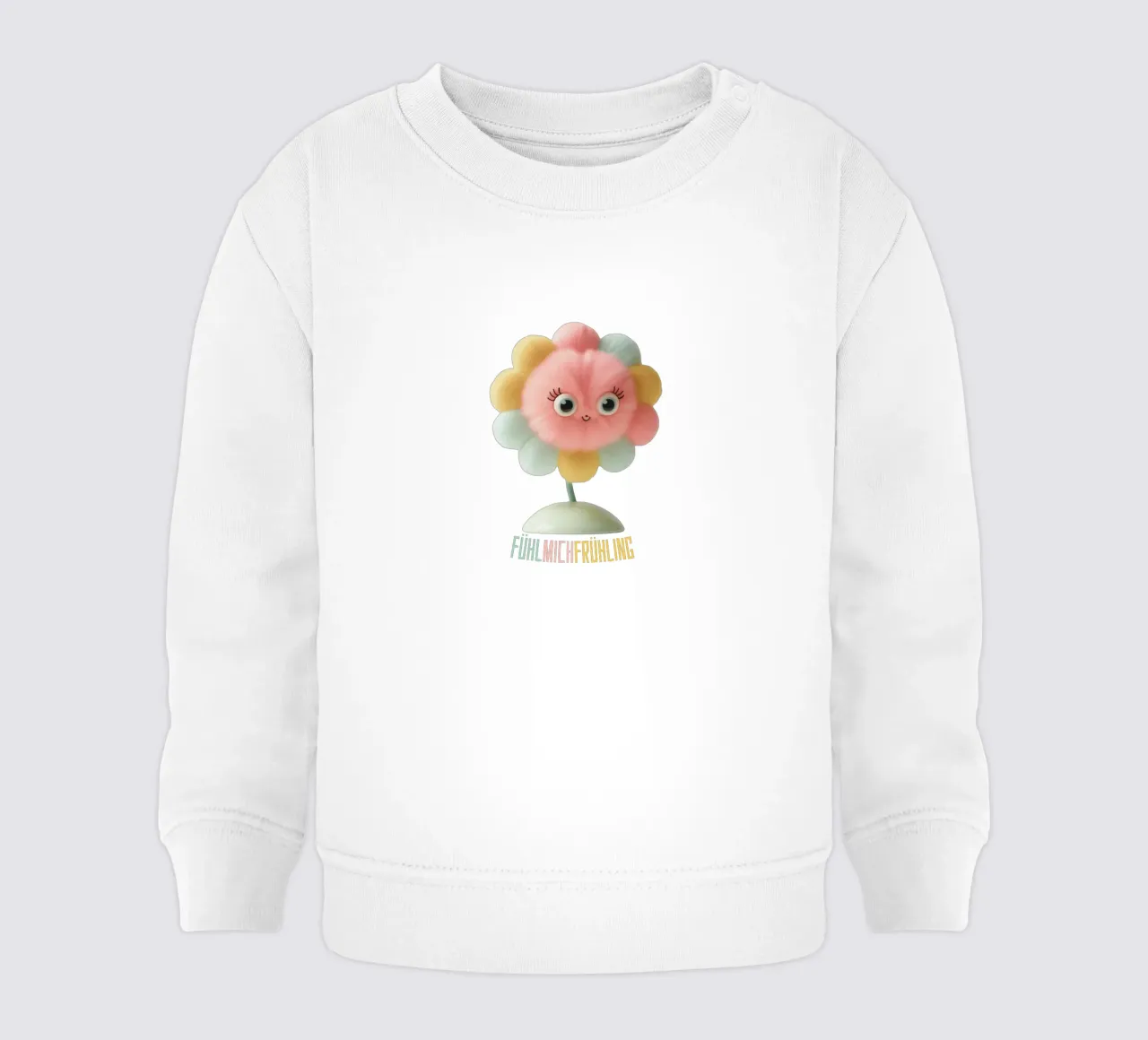 fühl mich frühling felpa neonato da fummelhummel